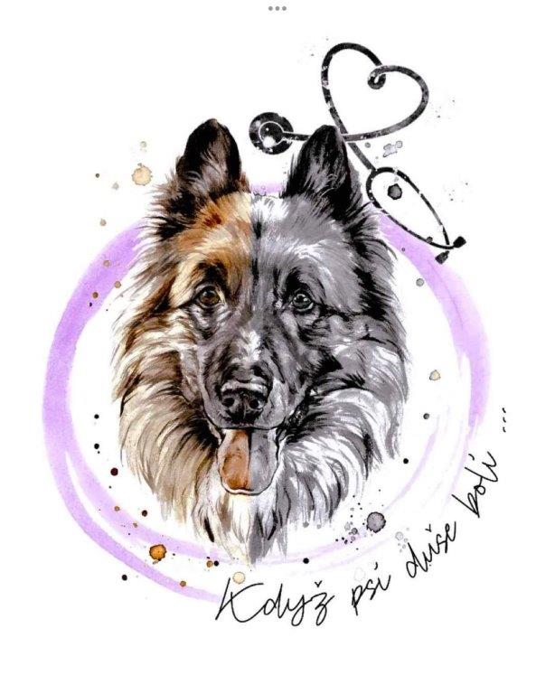 Když psí duše bolí – logo Ivany Amoussy